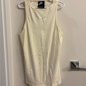 Nike Pale Yellow Tank Top X-Small